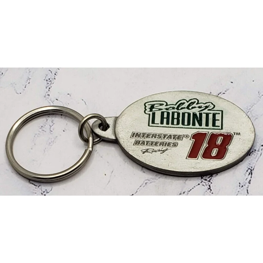 Bobby Labonte American Legends #18 Interstate Batteries Nascar Keychain